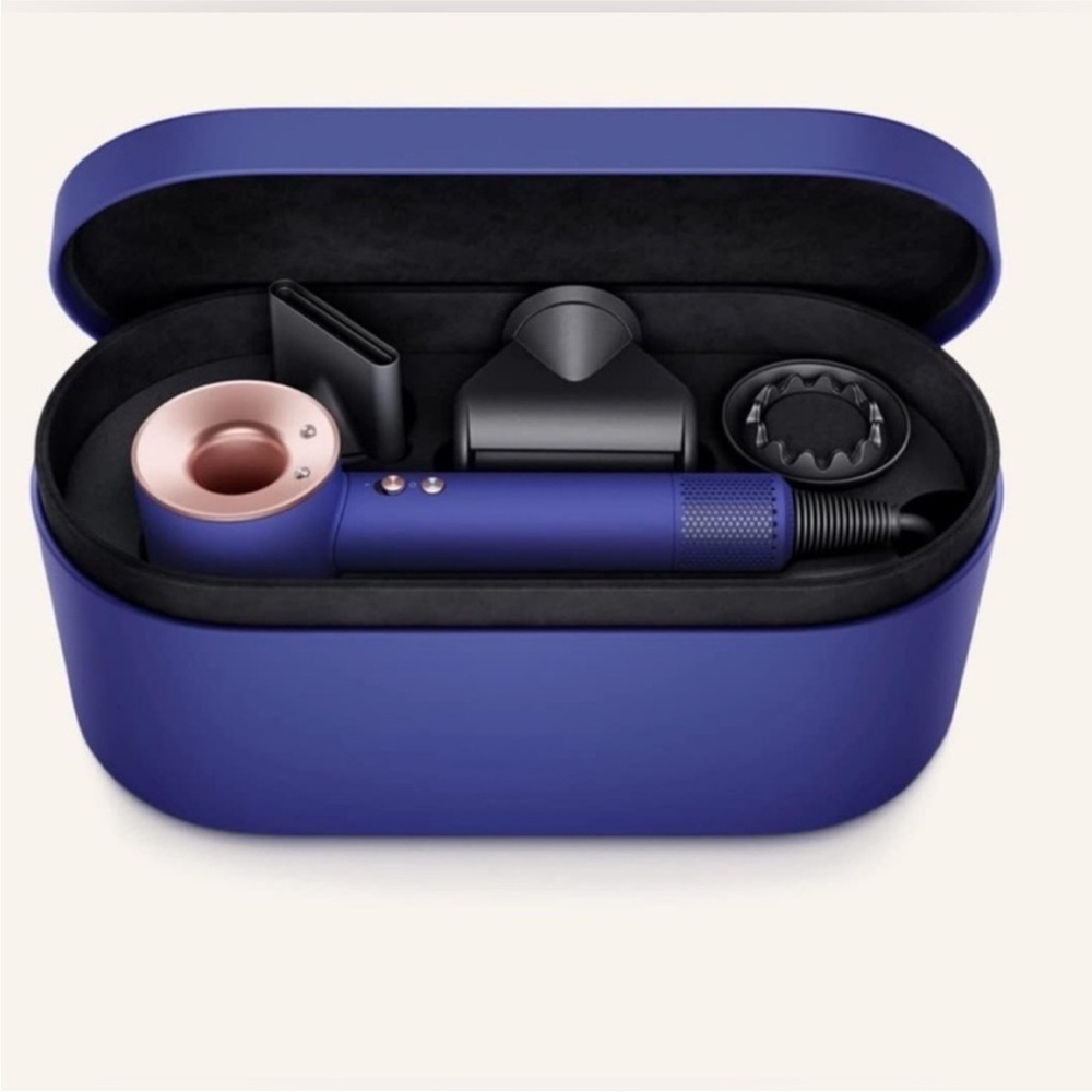 Dyson Supersonic Hair Dryer special in vinca blue and rose new with box - Picture 2 of 16